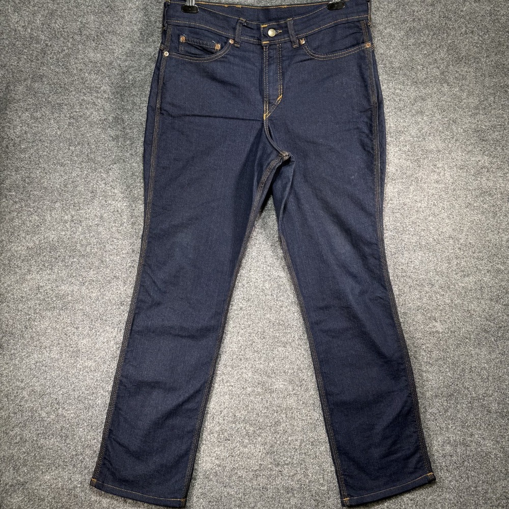 Origin Maine Factory Jeans Men's 36x32 Blue Dark Wash Straight Workwear USA Made